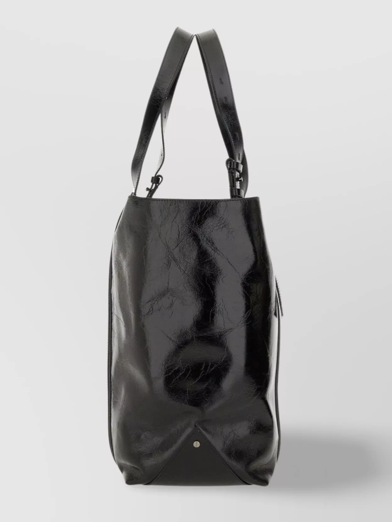 Golden Goose Adjustable Strap Shoulder Bag With High Shine Finish