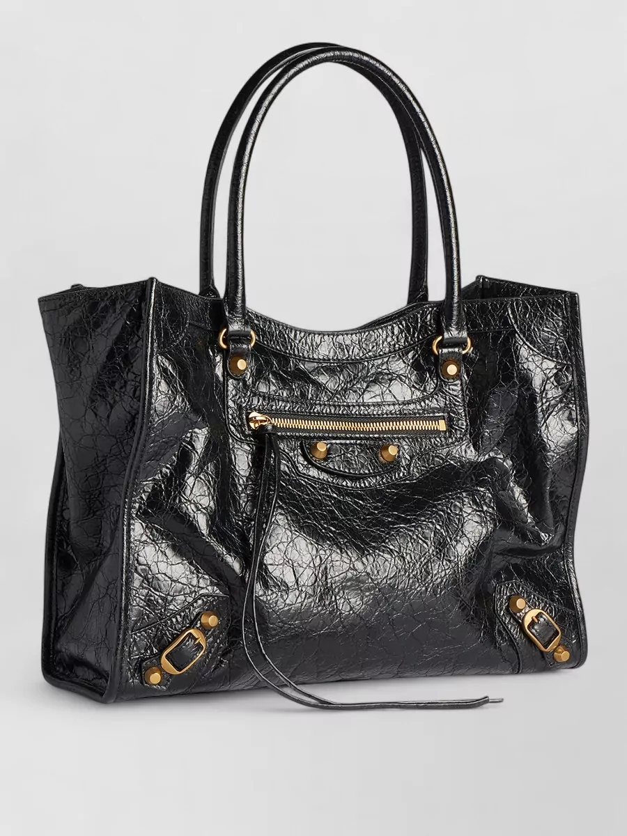 Balenciaga Le City Small Leather Tote Bag
