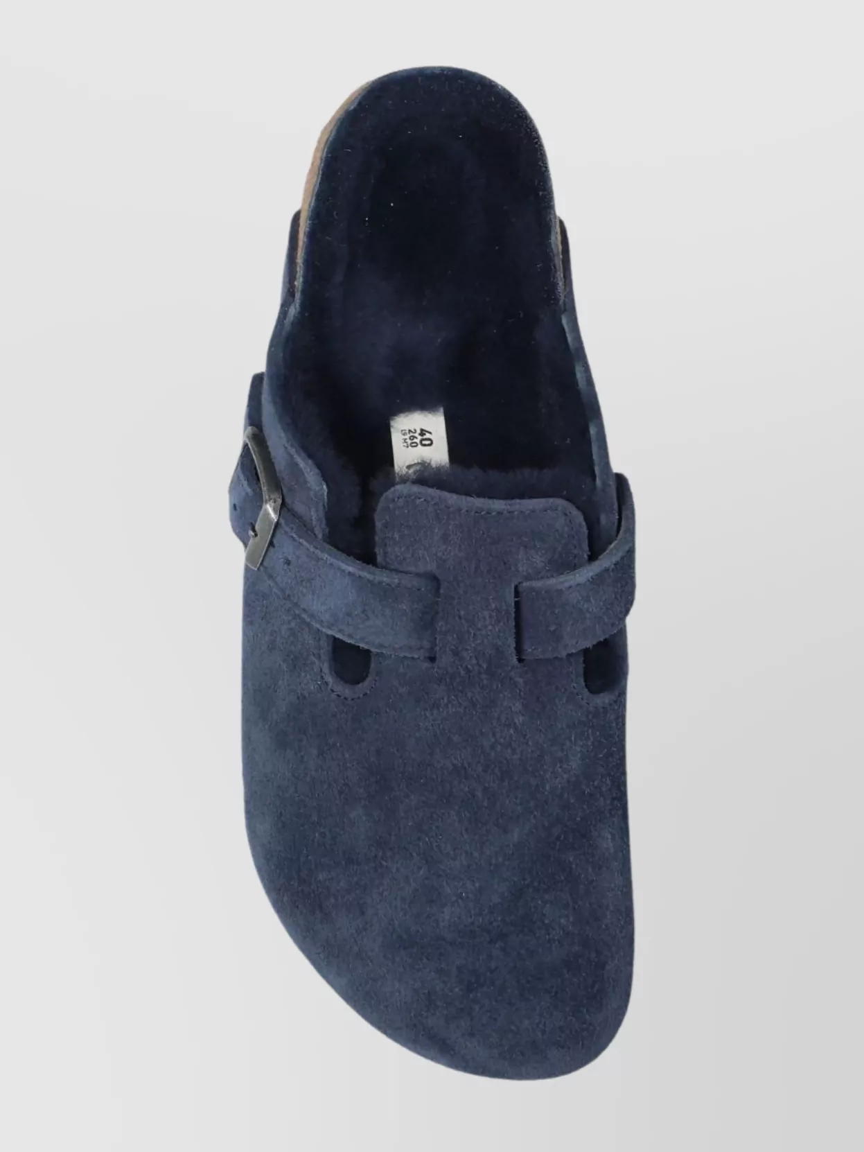 Birkenstock Mules With Buckle Detail And Suede Finish