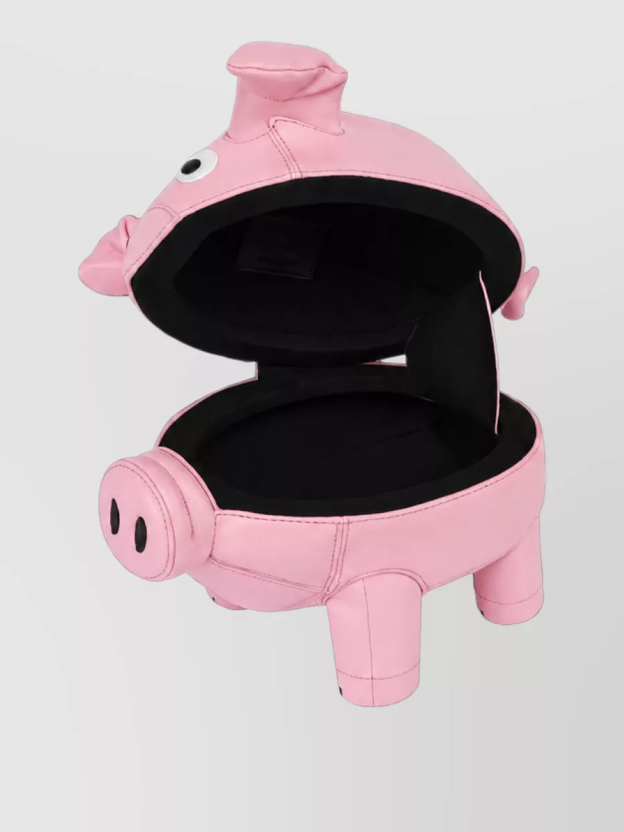 Moschino Leather Bag Charm