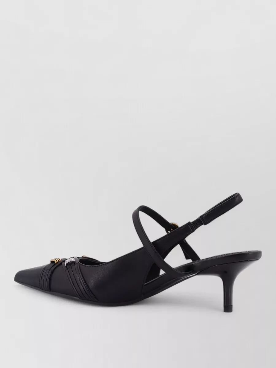 Pinko Leather Slingback Pumps