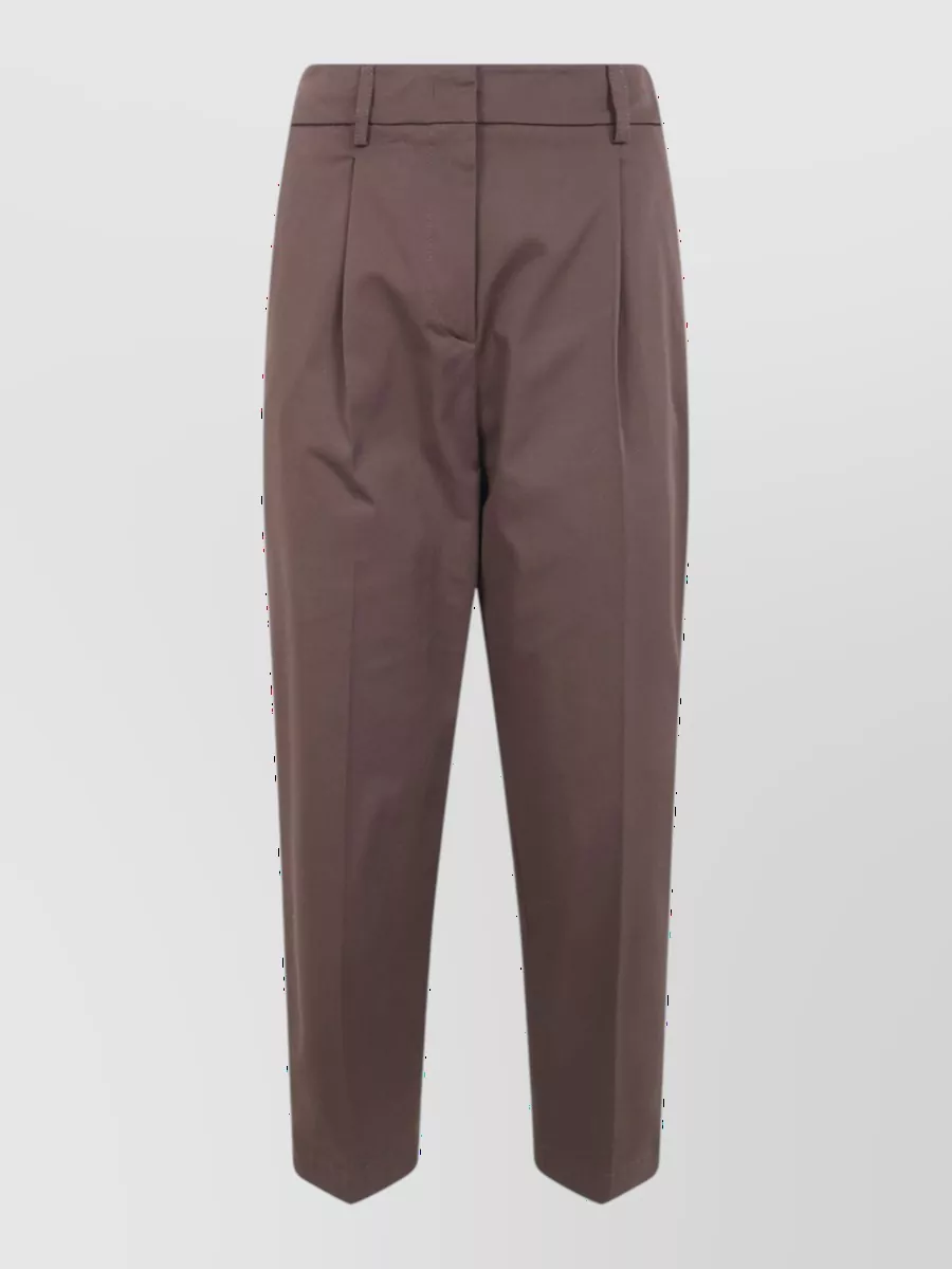 DrHope elastic waist tapered trousers