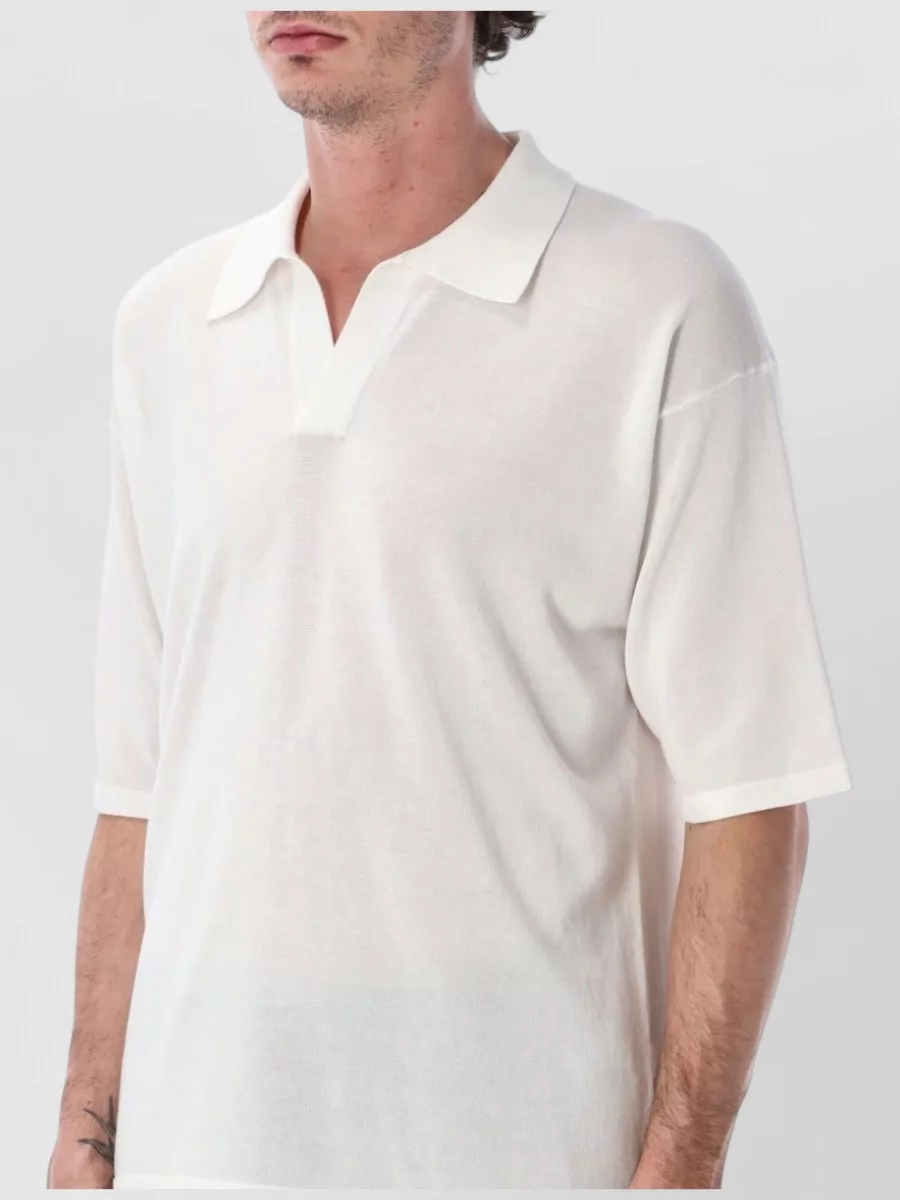 Roberto Collina Cotton Relaxed-Fit Short-Sleeve Polo Shirt