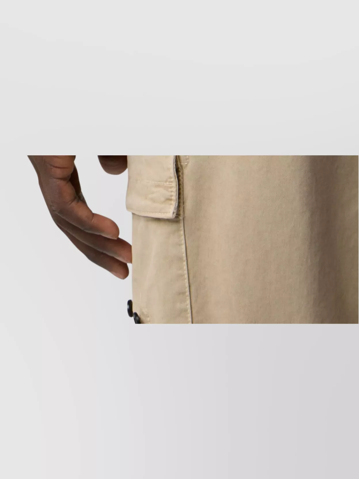 Stone Island Performance Flannel Jacket Slanted Pockets