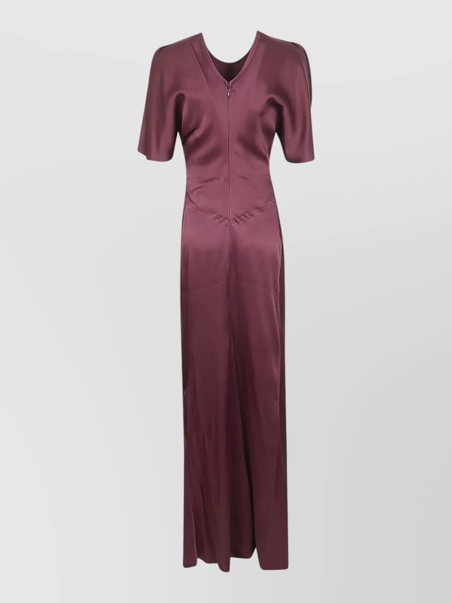 Victoria Beckham Gathered Waist Maxi Dress