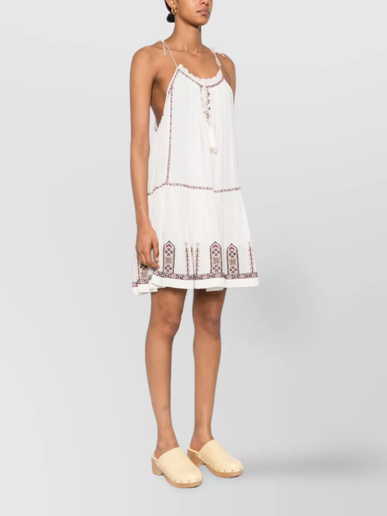 Isabel Marant Étoile Flo Mini Dress In Neutral