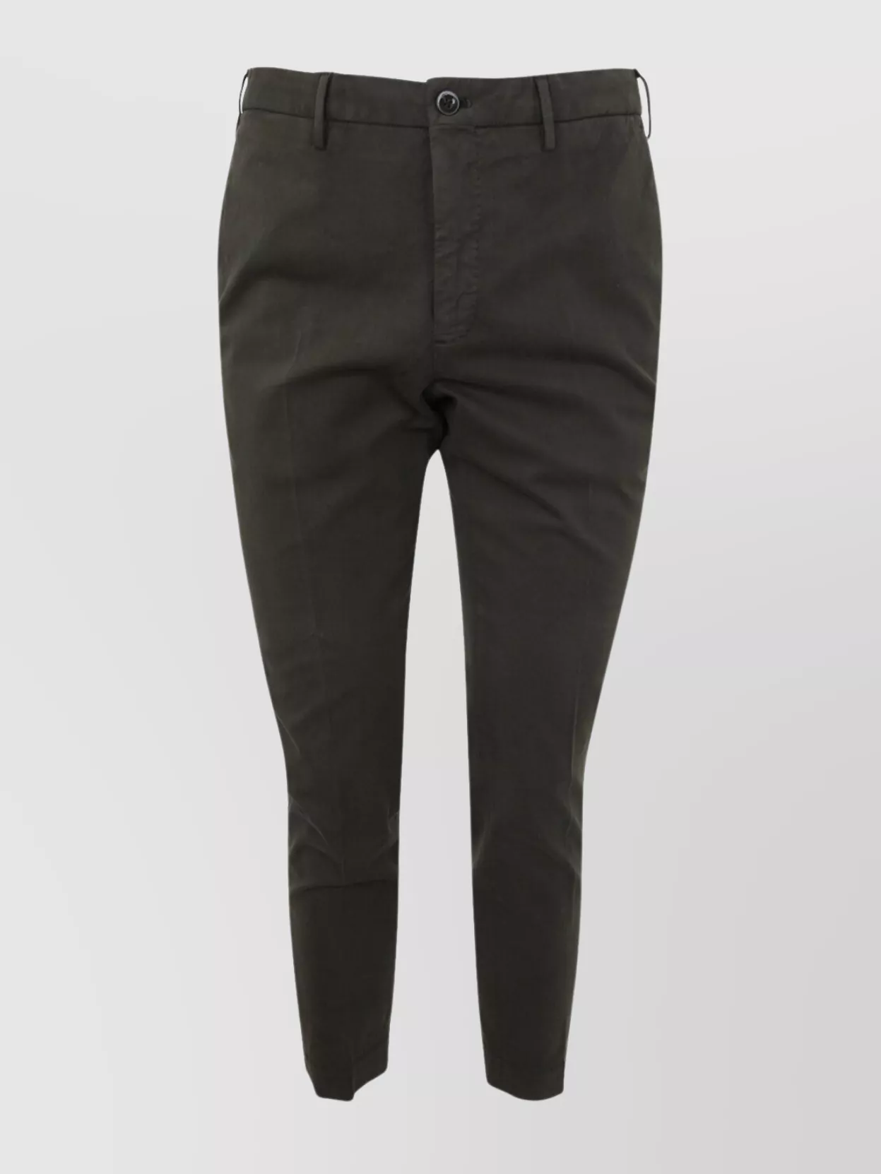 Incotex Cotton Trousers With Back And Side Pockets In Black