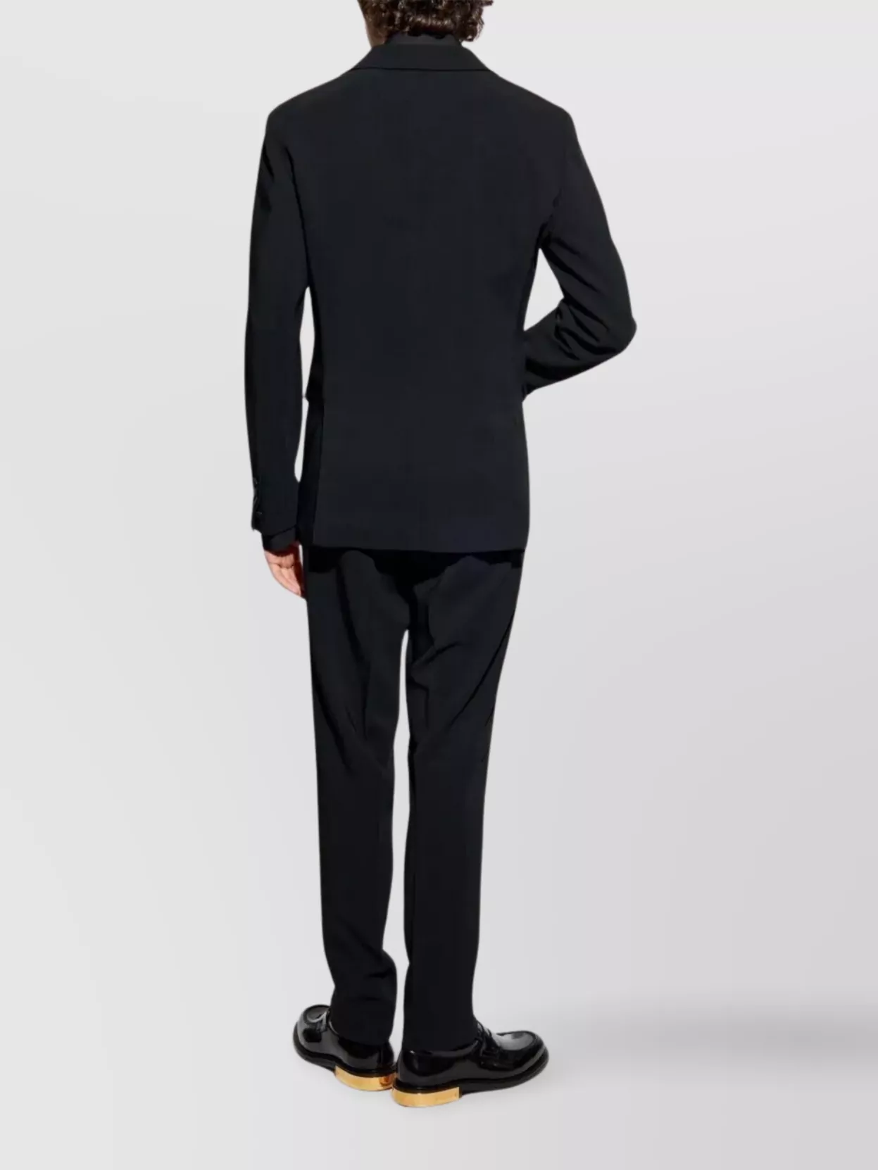 Dsquared2 Miami Virgin Wool Two-pieces Suit With Satin Lapels In Black