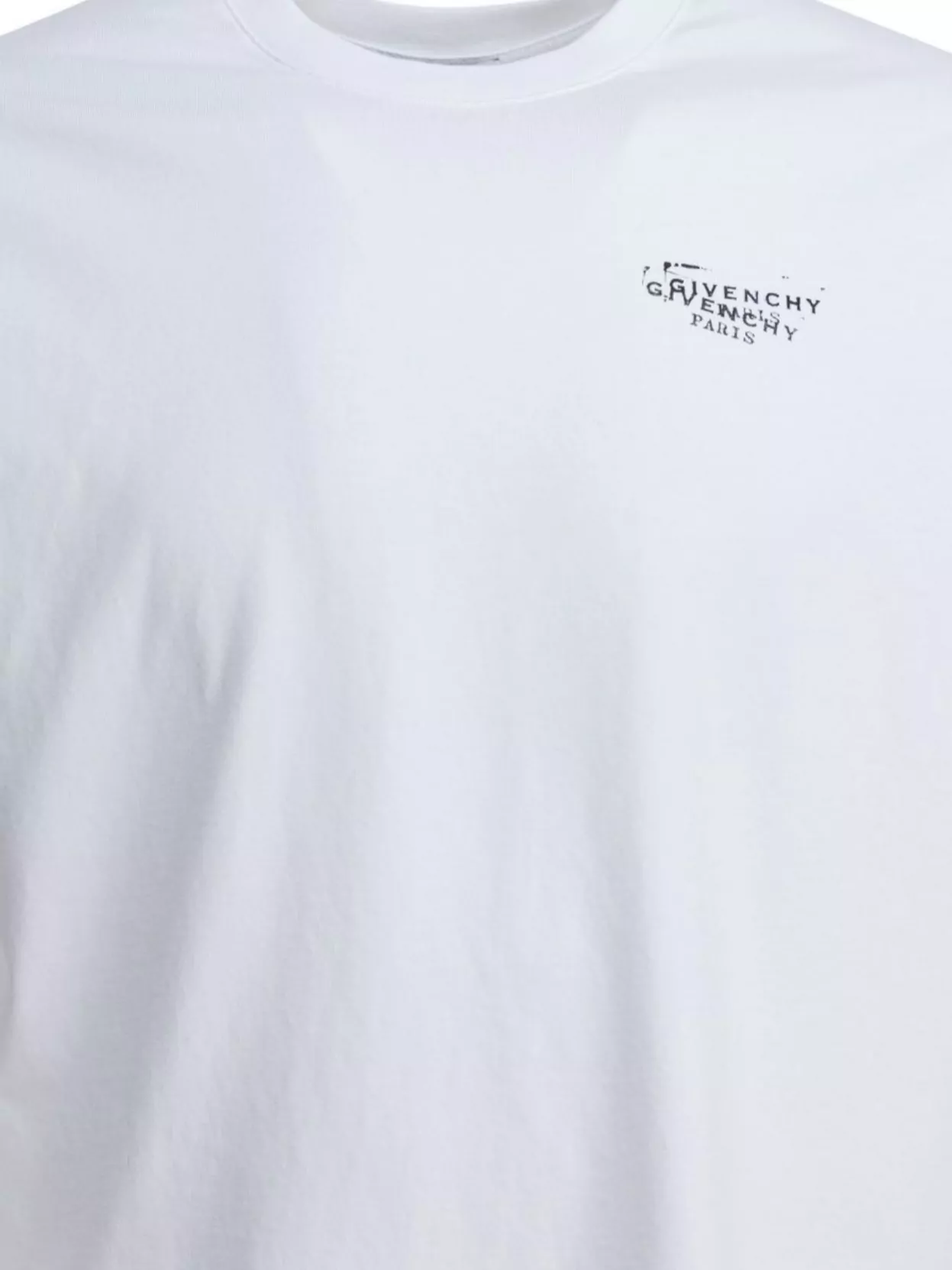 Givenchy Crew Neck Short Sleeve Straight Hem T-Shirt