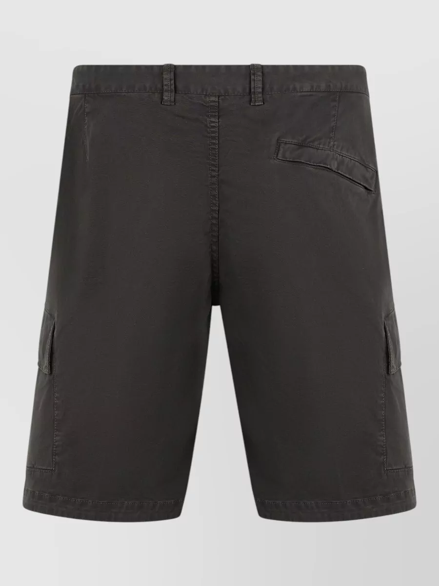 Stone Island Cotton Cargo Bermuda Shorts