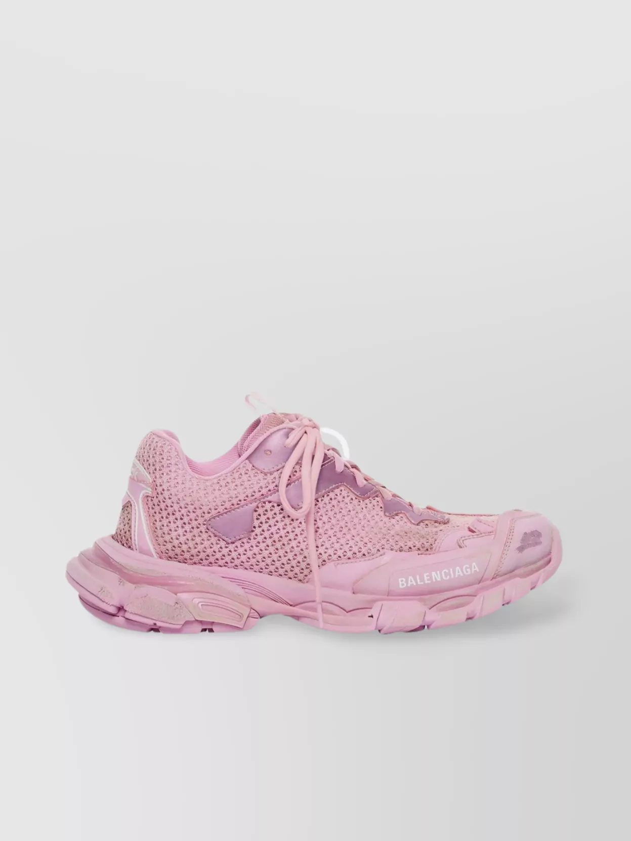 Shop Balenciaga Thick Sole Track Trainers In Pink