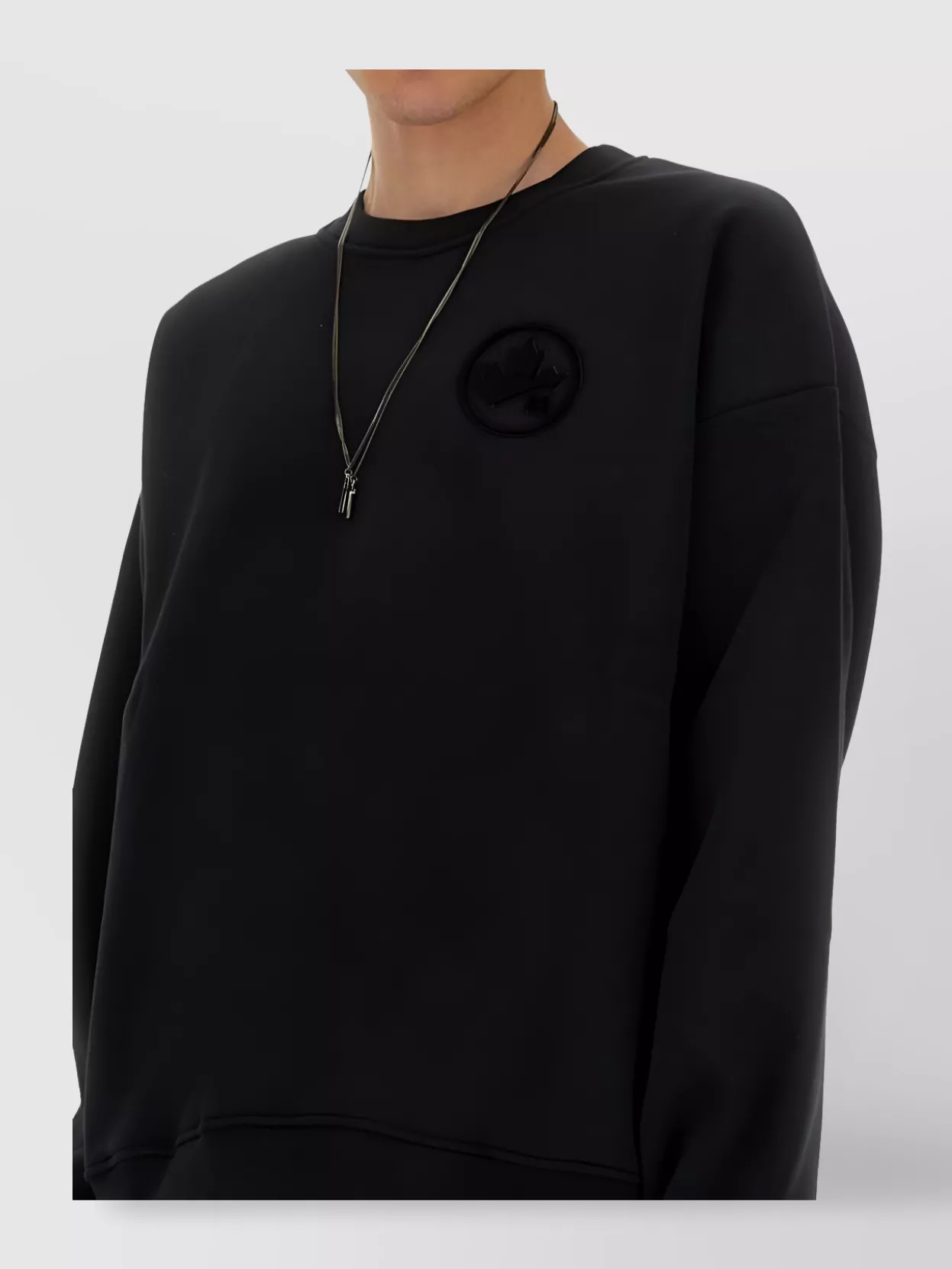 Dsquared2 Relax Fit Sweatshirt Ribbed Trim