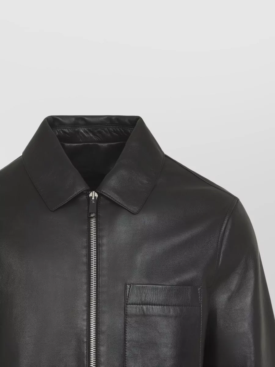 Yves Salomon Lamb Leather Jacket