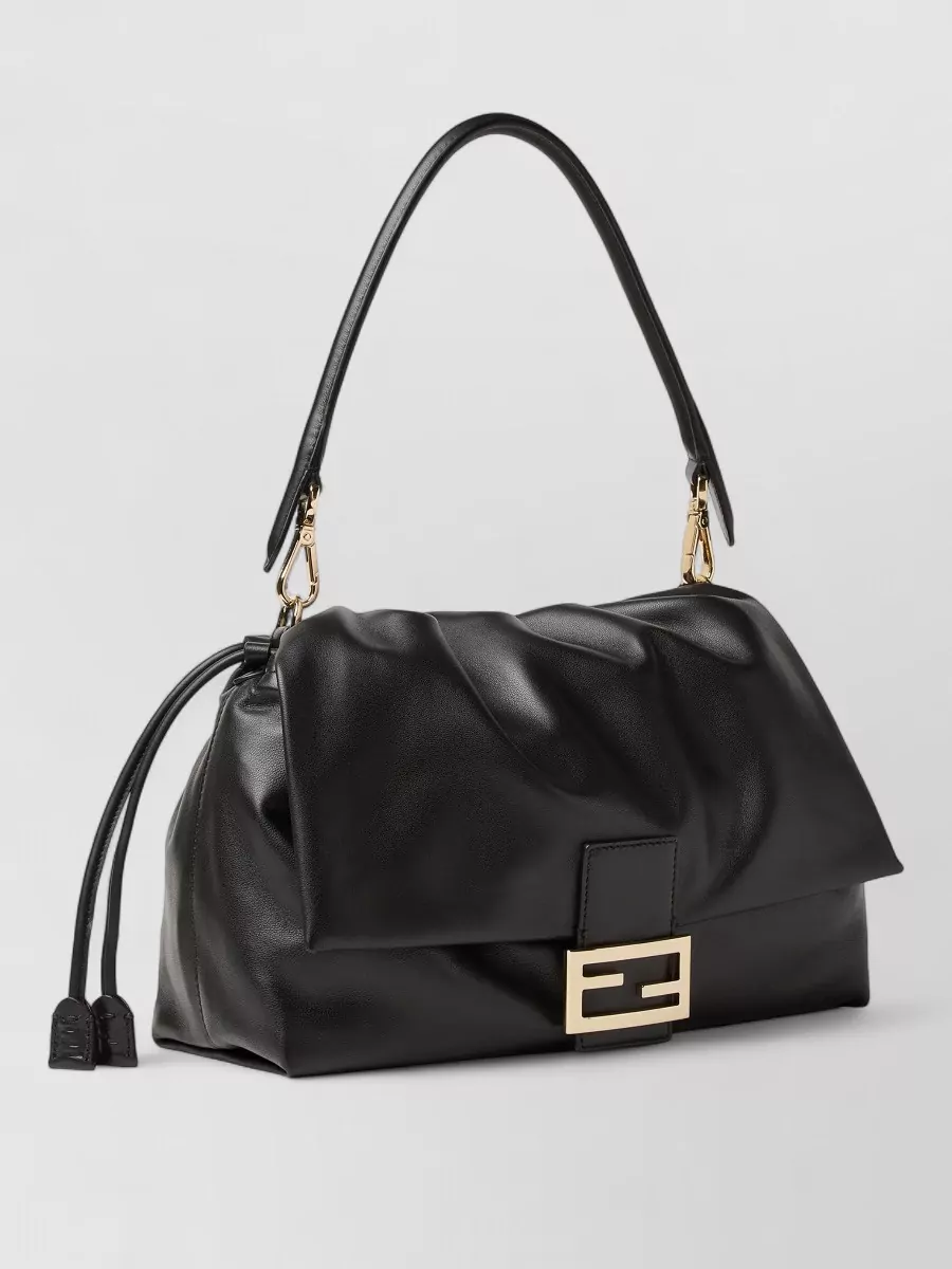 Fendi Baguette Large Leather Shoulder Bag