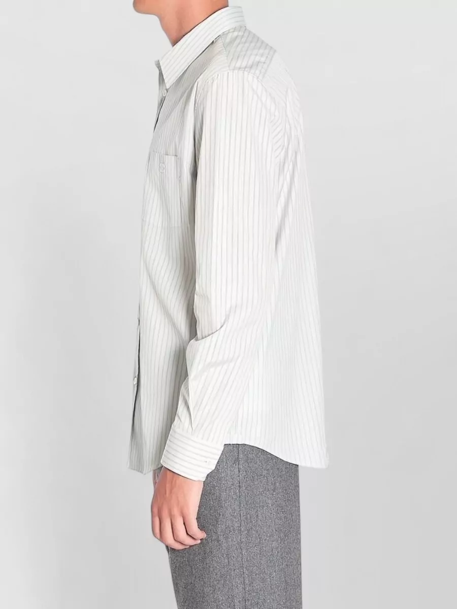 Celine Striped Relaxed-Fit Cotton Shirt