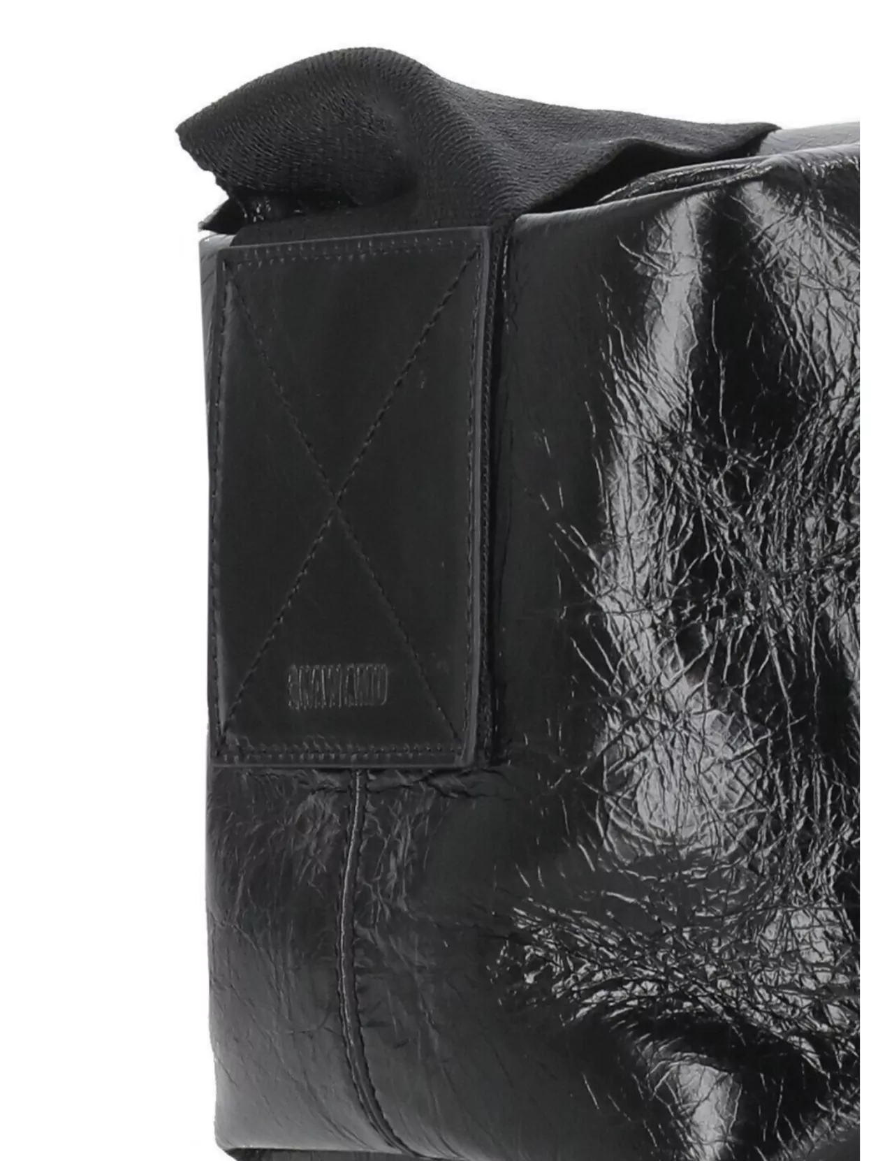 Uma Wang Rectangular Leather Shoulder Bag