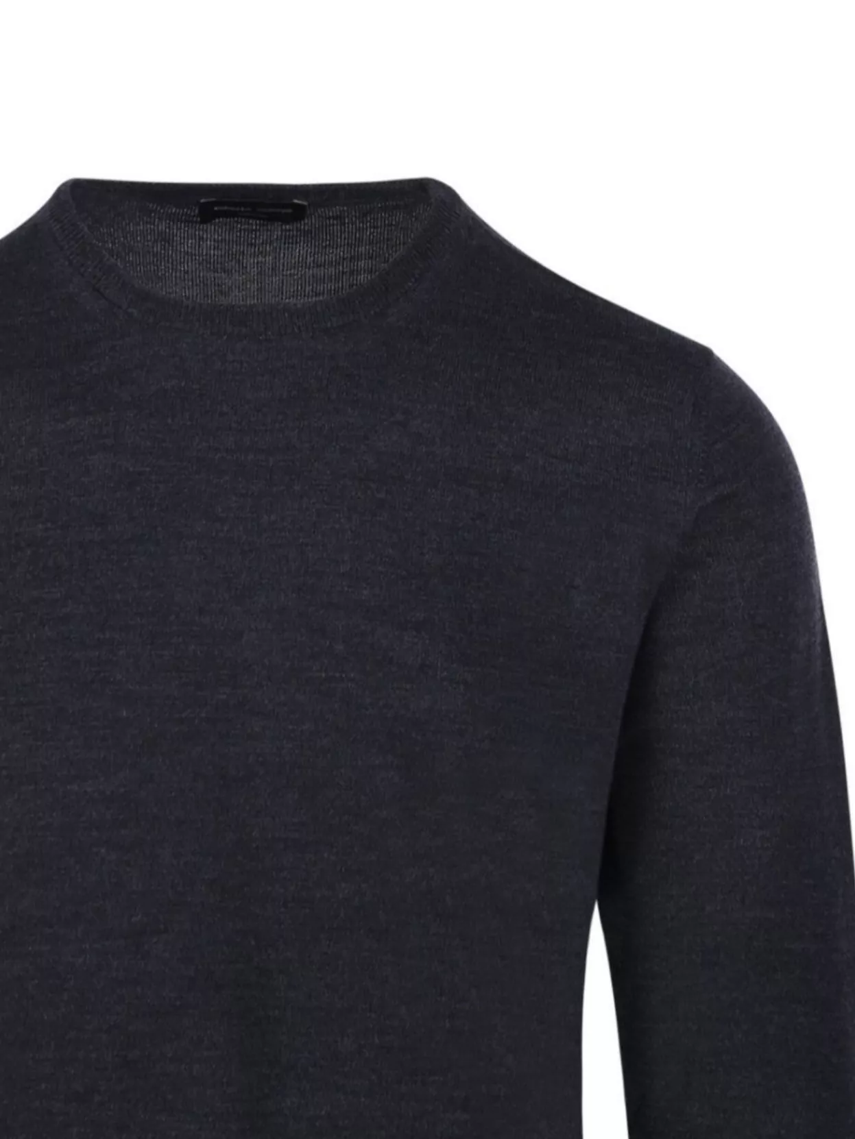 Roberto Collina Ribbed Round Neck Sweater With Long Sleeves