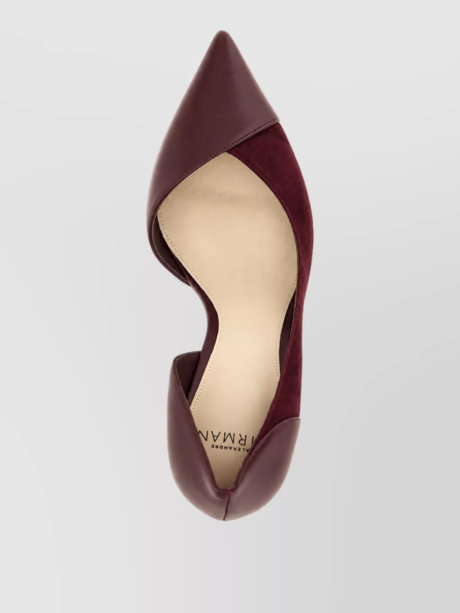 Alexandre Birman Leather Asymmetric Pumps
