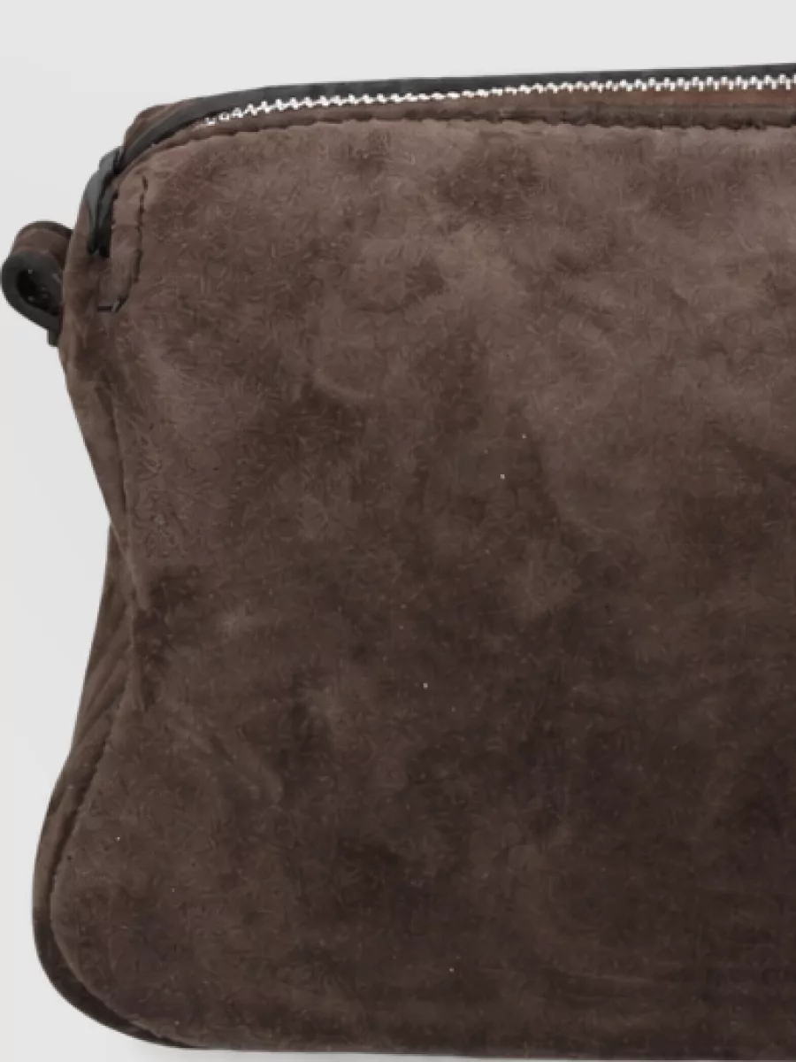 Max Mara leather clutch bag