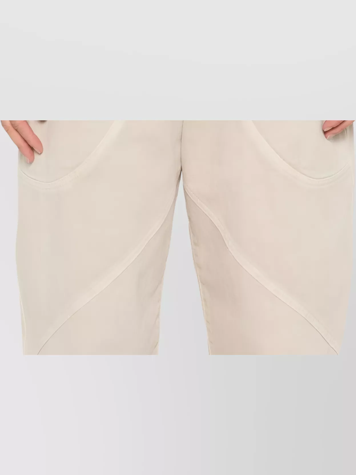 Isabel Marant Trousers With Belt Loops And Pockets In White
