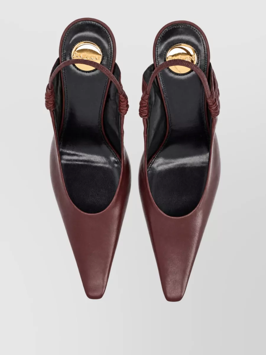 Saint Laurent Lamb Leather Mules