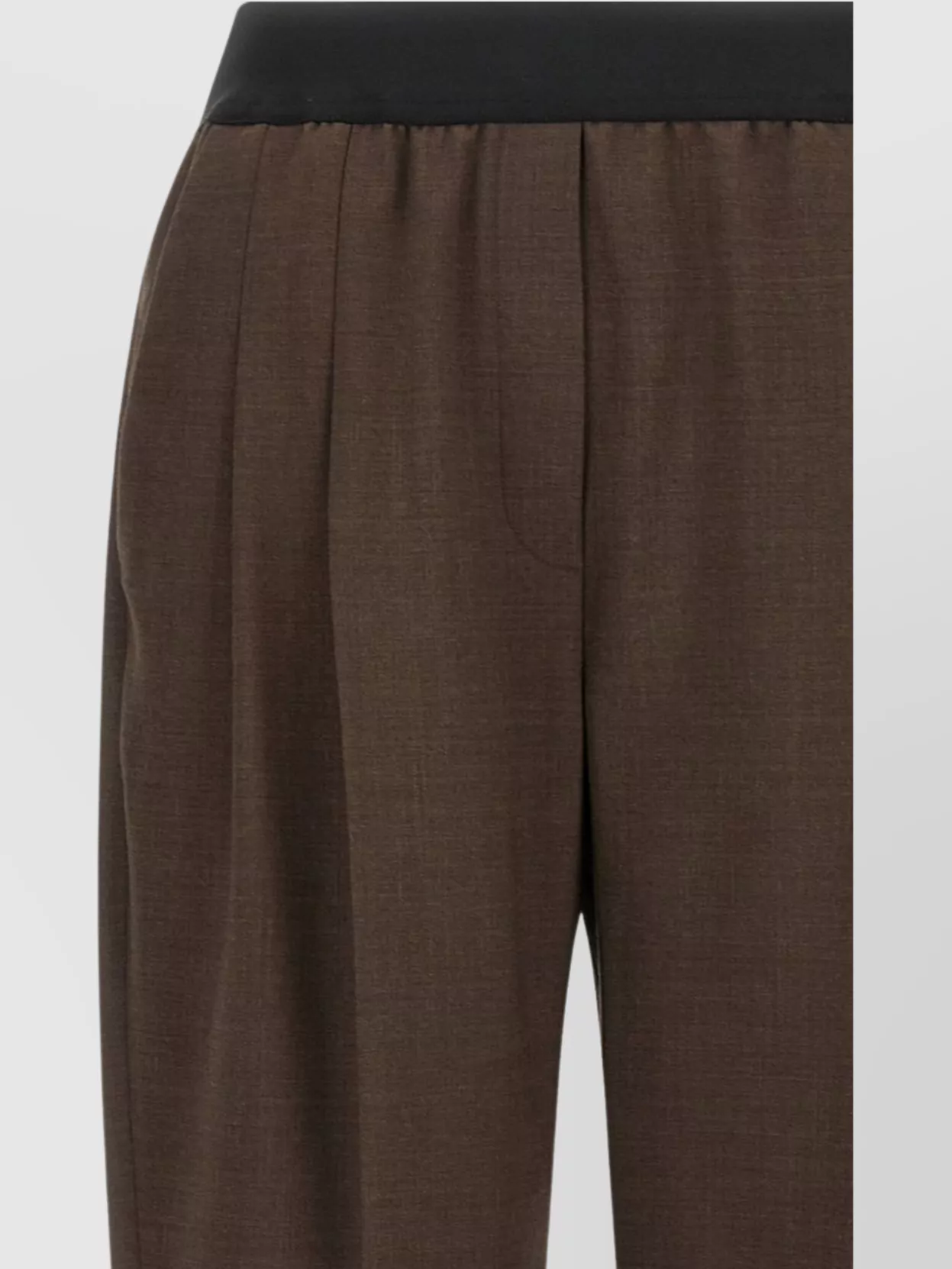 Loulou Studio Tailored Trousers With Pleated Front Design
