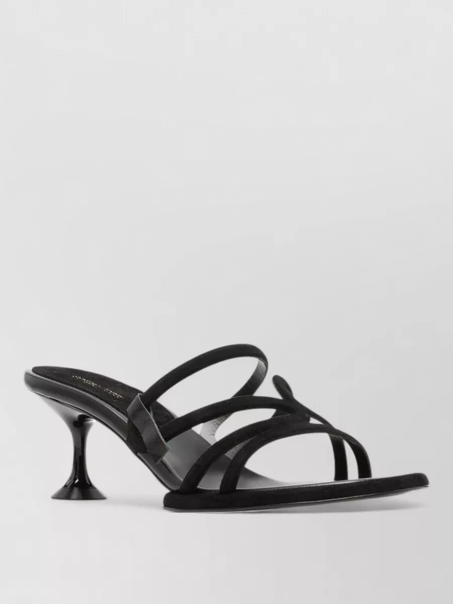 Sergio Rossi Leather Multi Strap Mules