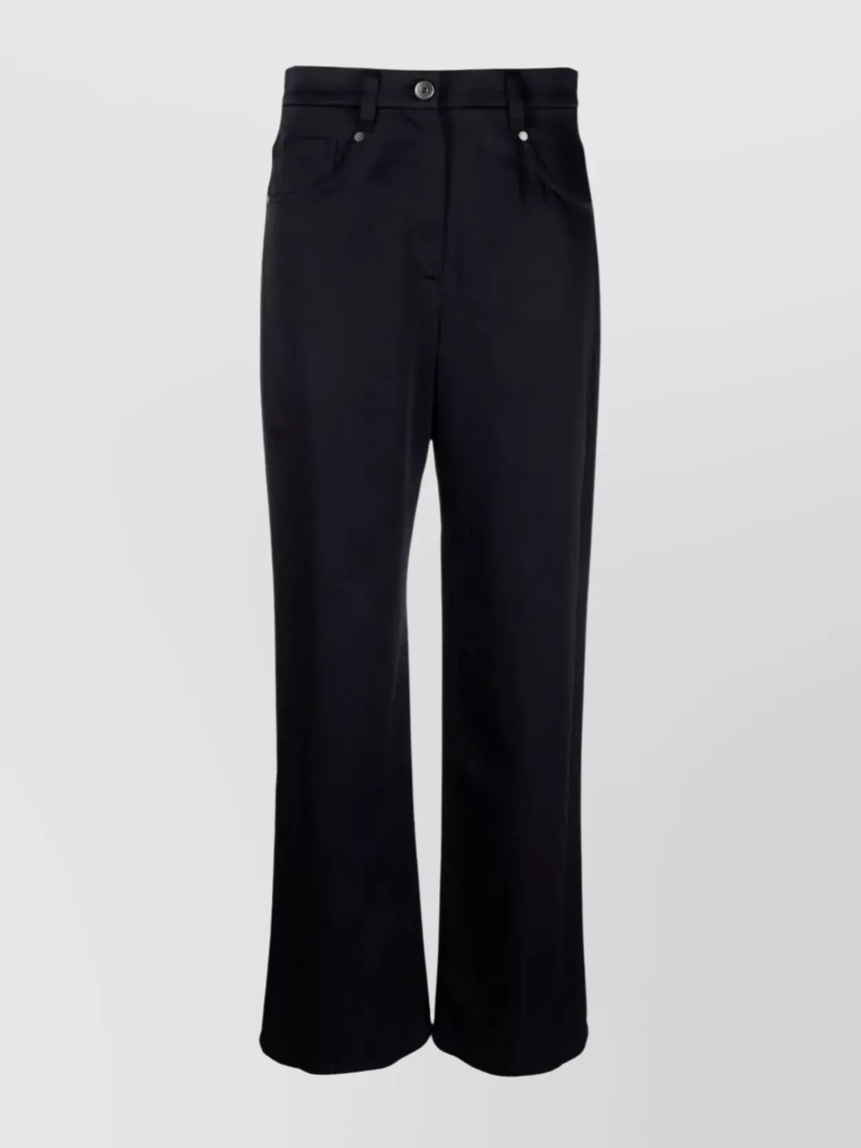 Brunello Cucinelli Trousers Back Pockets Belt Loops Side Pockets In Blue