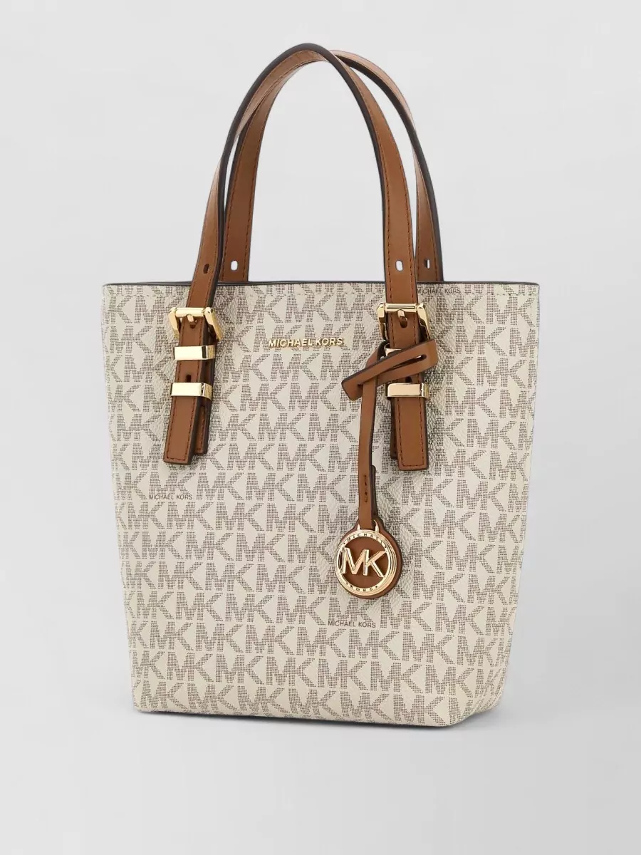 Michael Kors Quinn Handbag With Printed Canvas Design