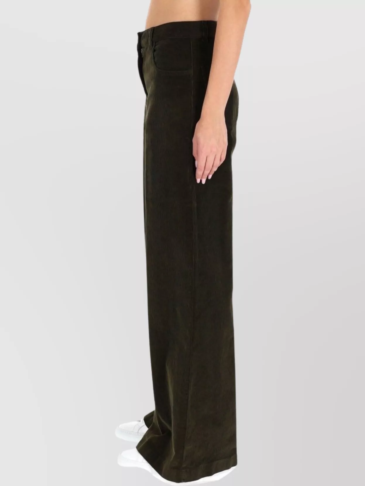 Aspesi Wide Leg Relaxed Fit Trousers Model 0156