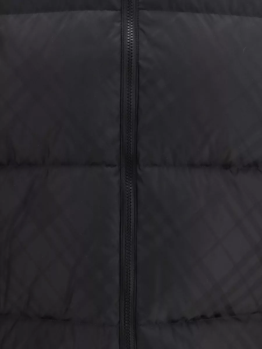 Burberry Nylon Checked Puffer Jacket