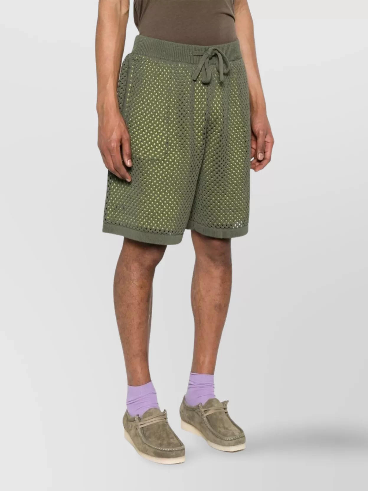 Kenzo Mesh Shorts With Rear Patch Pocket
