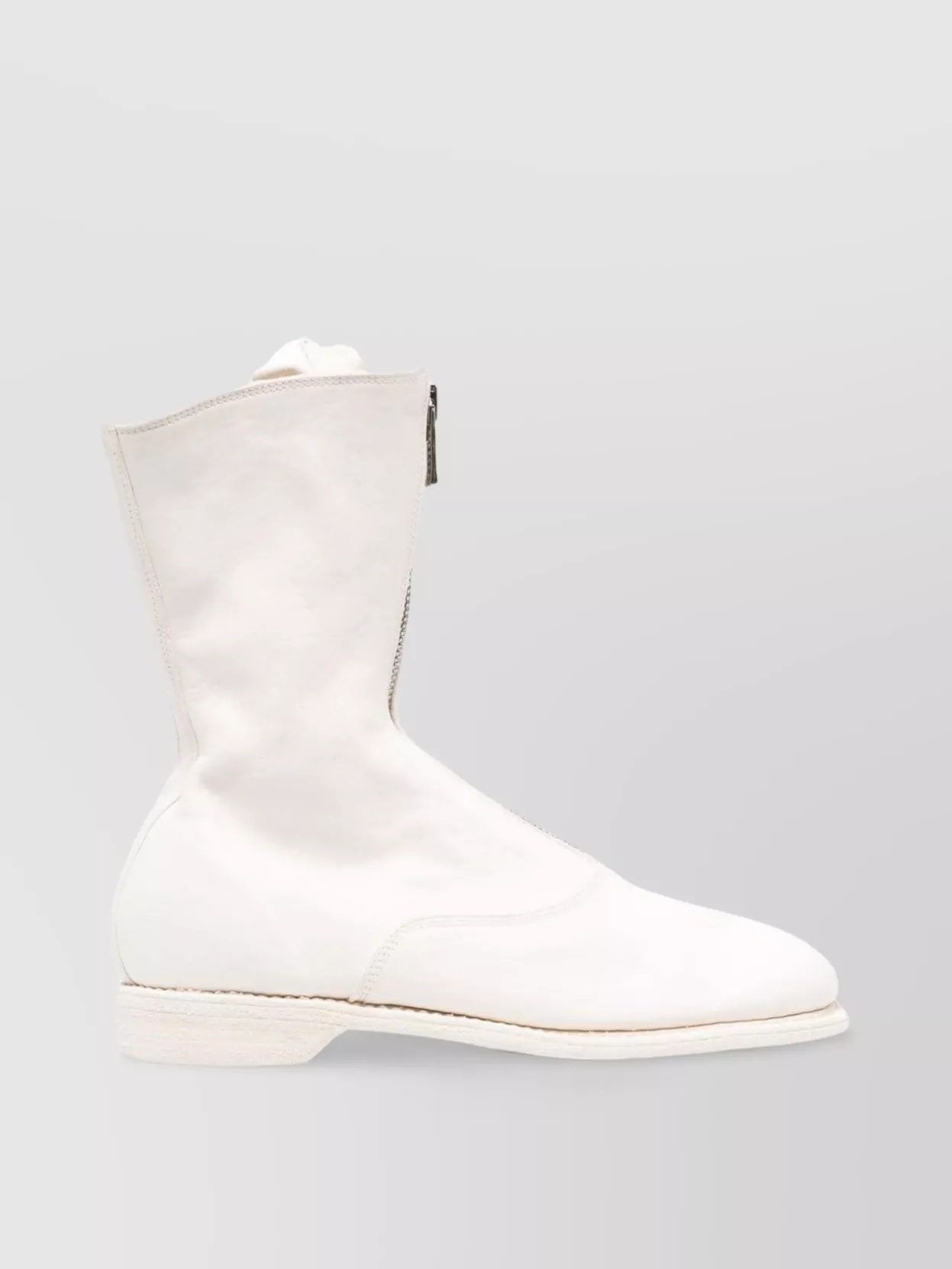 Guidi Zip Front Flat Sole Boots