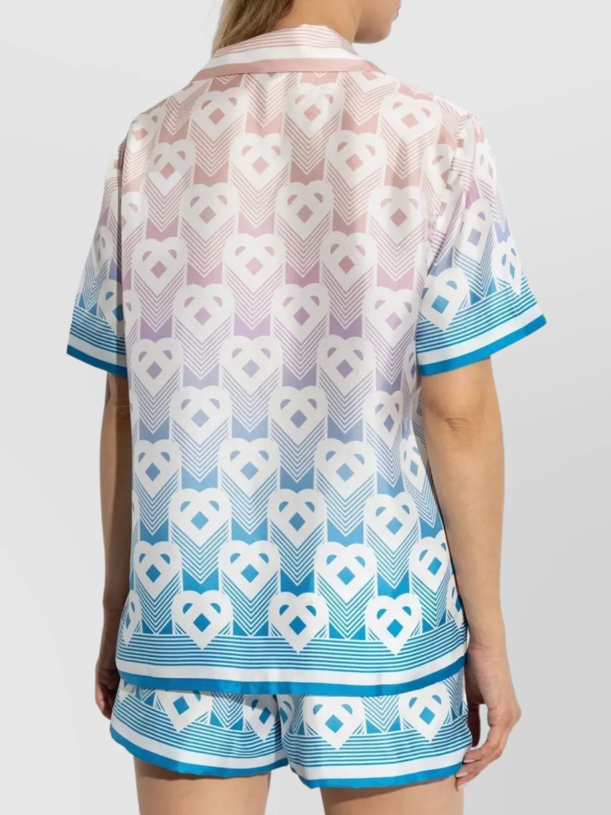 Casablanca Short Sleeve Cuban Collar Shirt