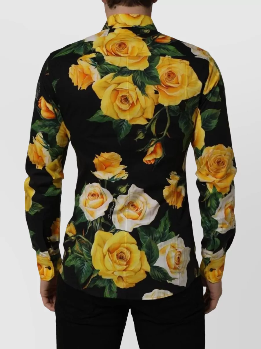 Dolce&Gabbana Floral Dress Shirt