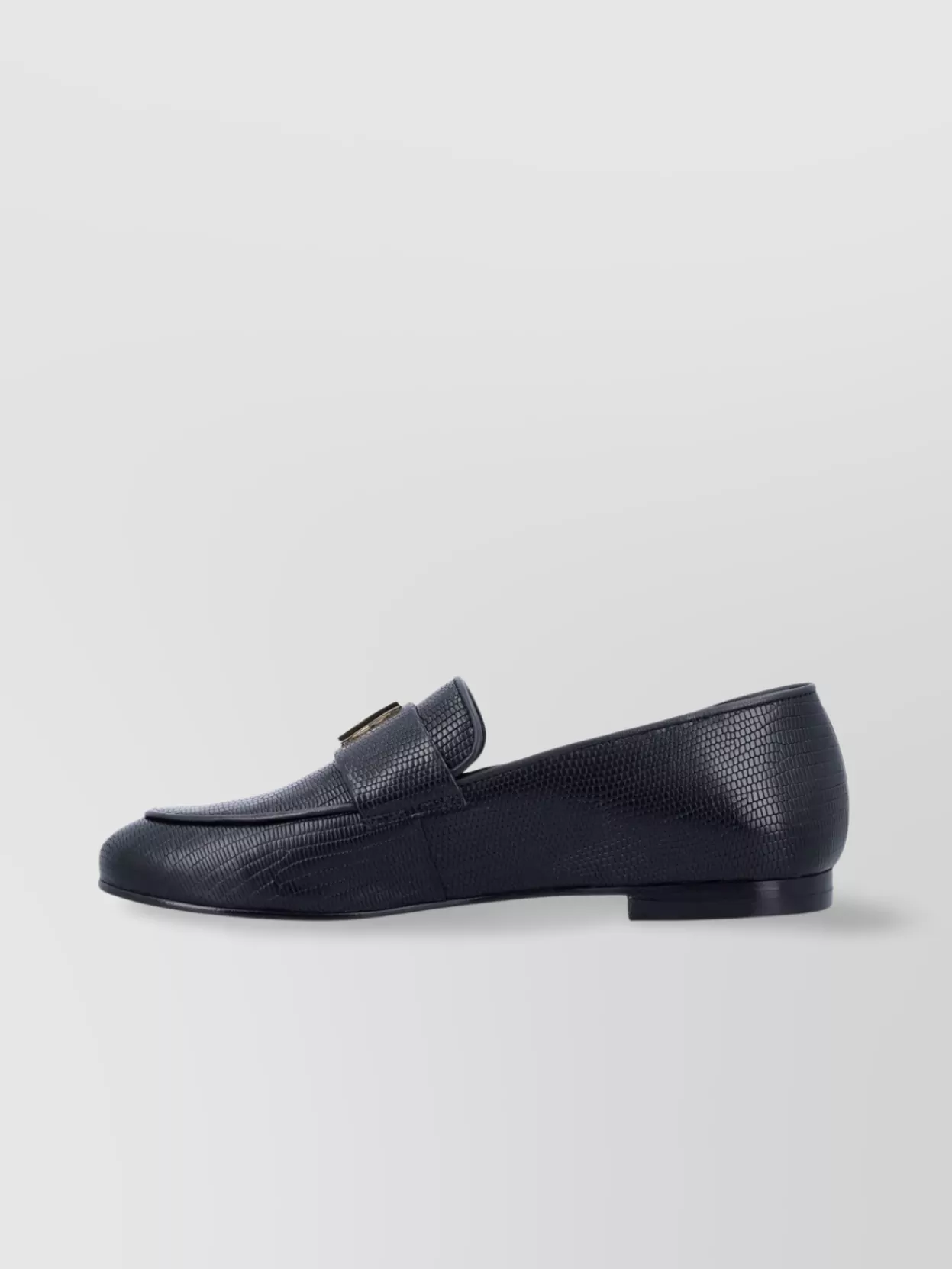 Anine Bing Ab Logo Leather Loafer