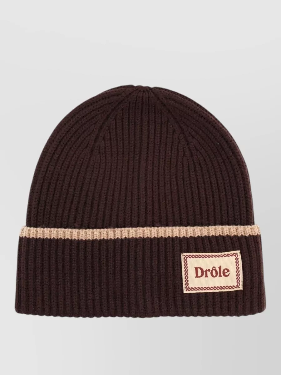 Drôle De Monsieur merino wool beanie