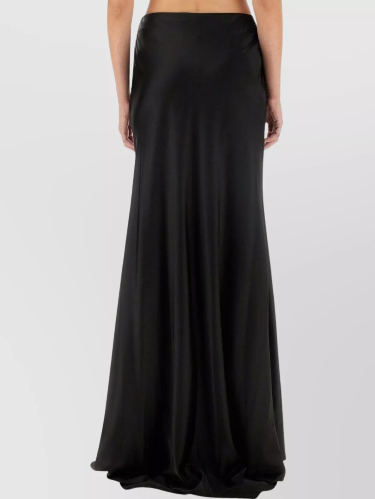 Kiton Floor-length High-waisted Satin Skirt