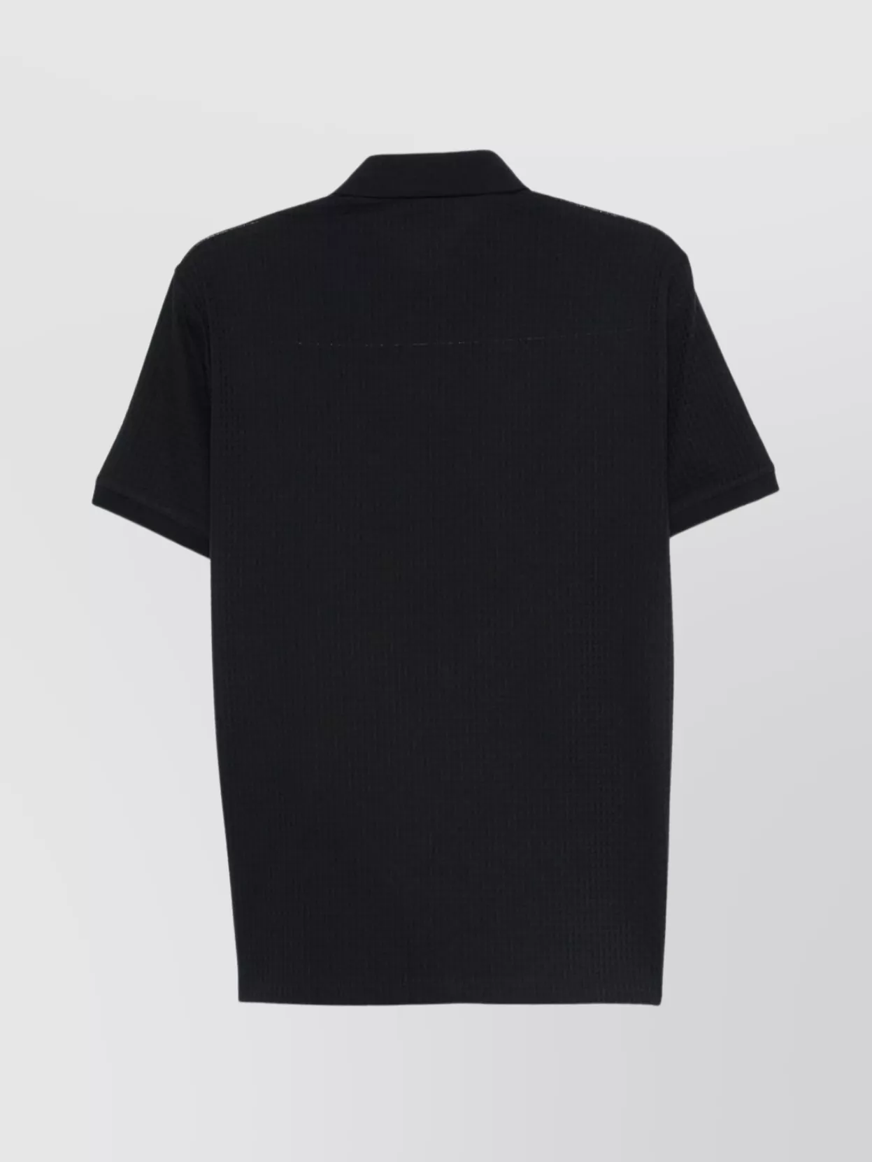 Emporio Armani Printed Design Cotton Polo Shirt