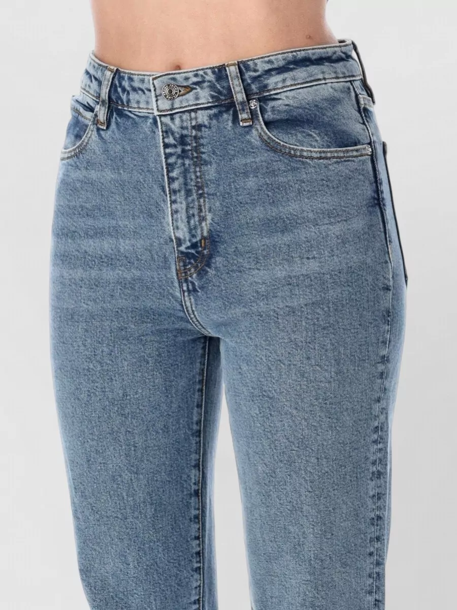 Frame Signature Ruler Trousers Belt Loops Design