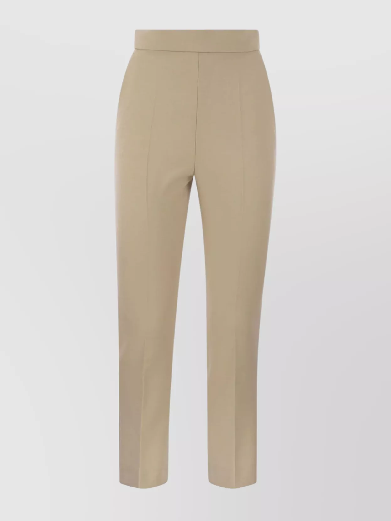 Max Mara Beige Nepeta High-waist Tailored Trousers