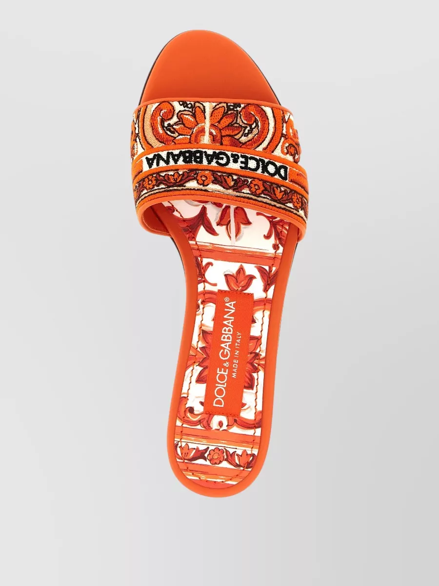 Dolce&Gabbana Embroidered Slides