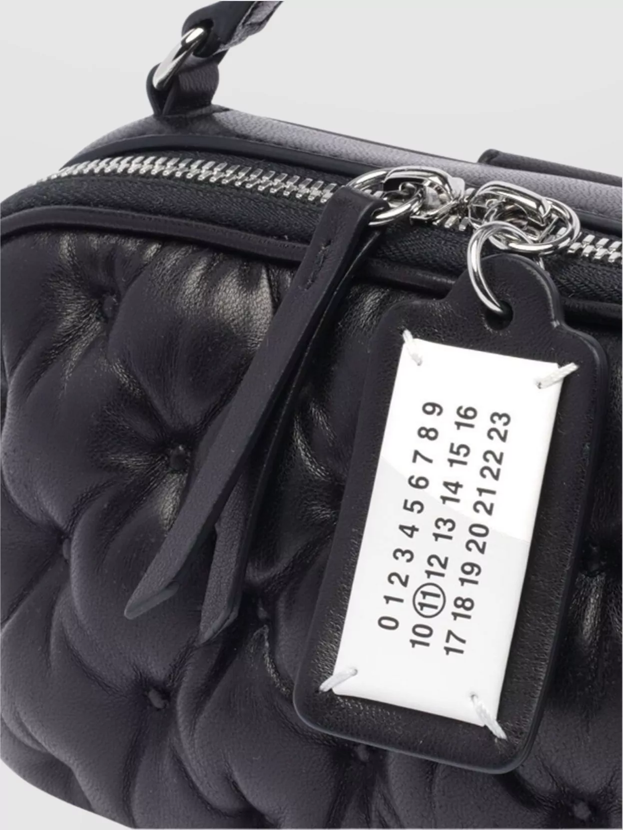 Maison Margiela Quilted Texture Top Handle Shoulder Bag