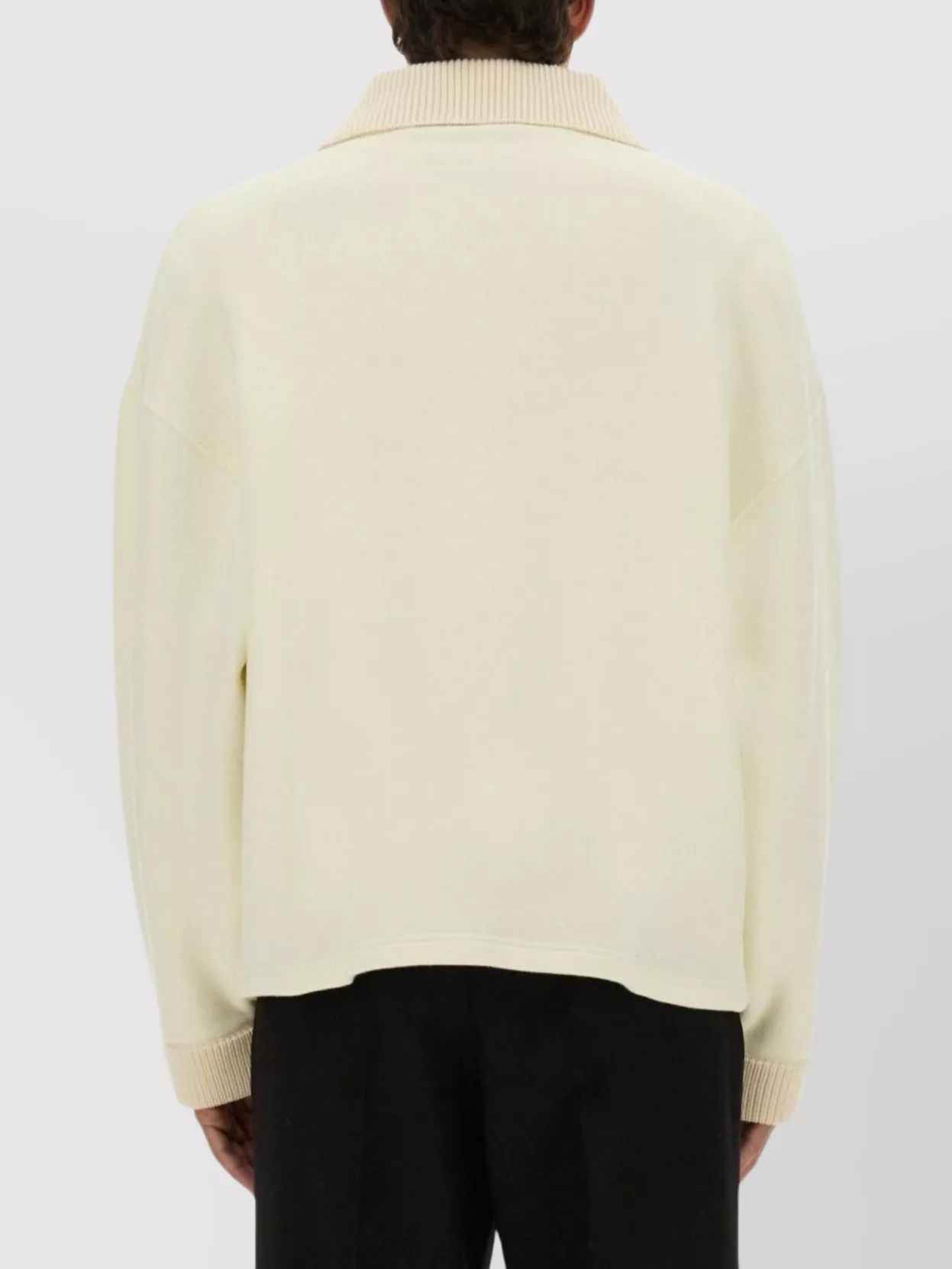 Jacquemus Ribbed Collar Long Sleeves Sweater