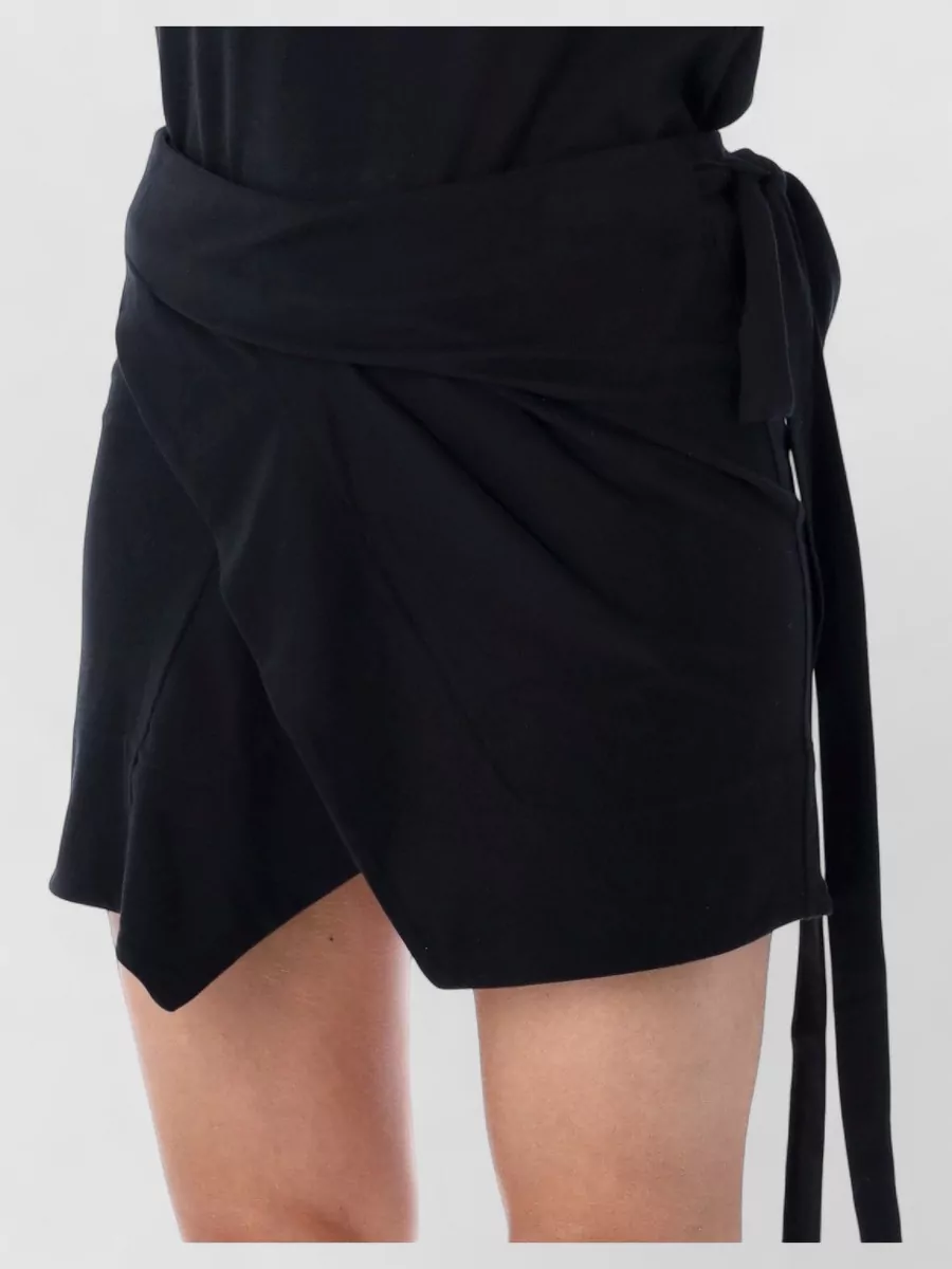 Isabel Marant Etoile Bernenice Wrap Skirt Asymmetric Hem Tie