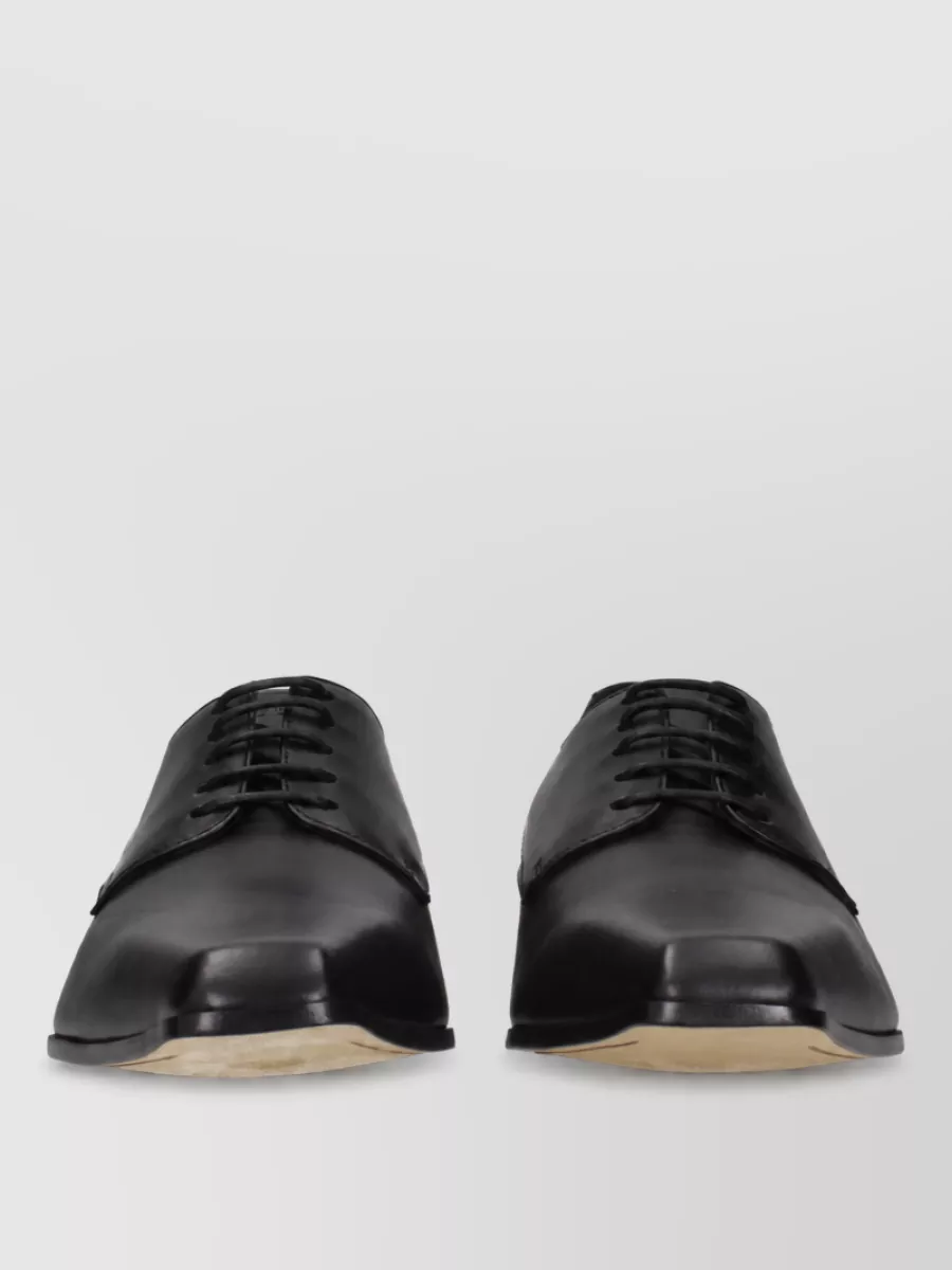 Alexander McQueen leather derby shoes
