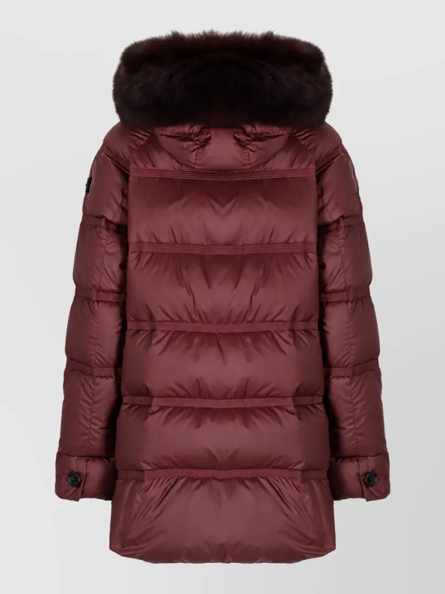 Peuterey Down Hooded Quilted Coat