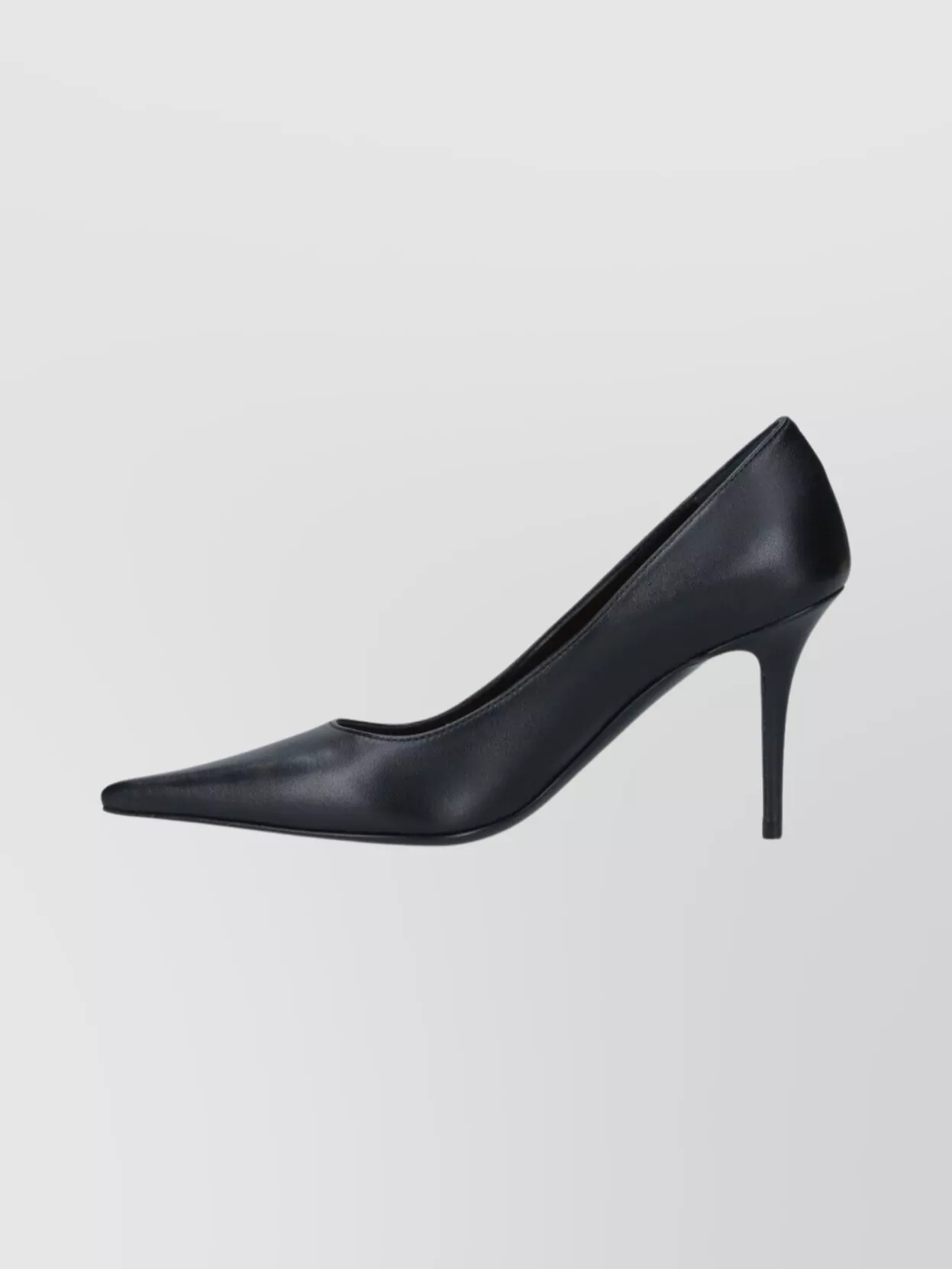 Amina Muaddi Pointed Toe Stiletto Pumps With Smooth Finish
