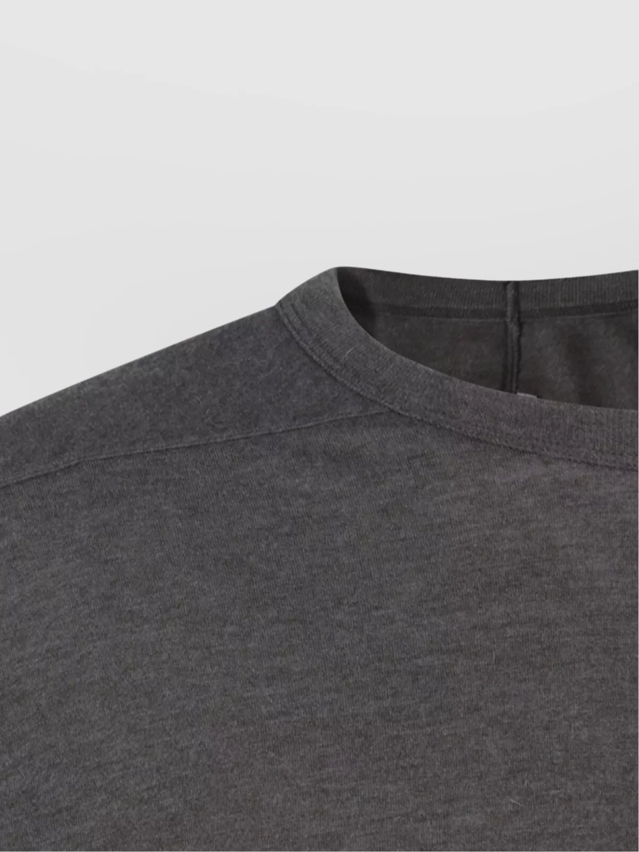 Rick Owens Crew Neck Plain Design Short Sleeves