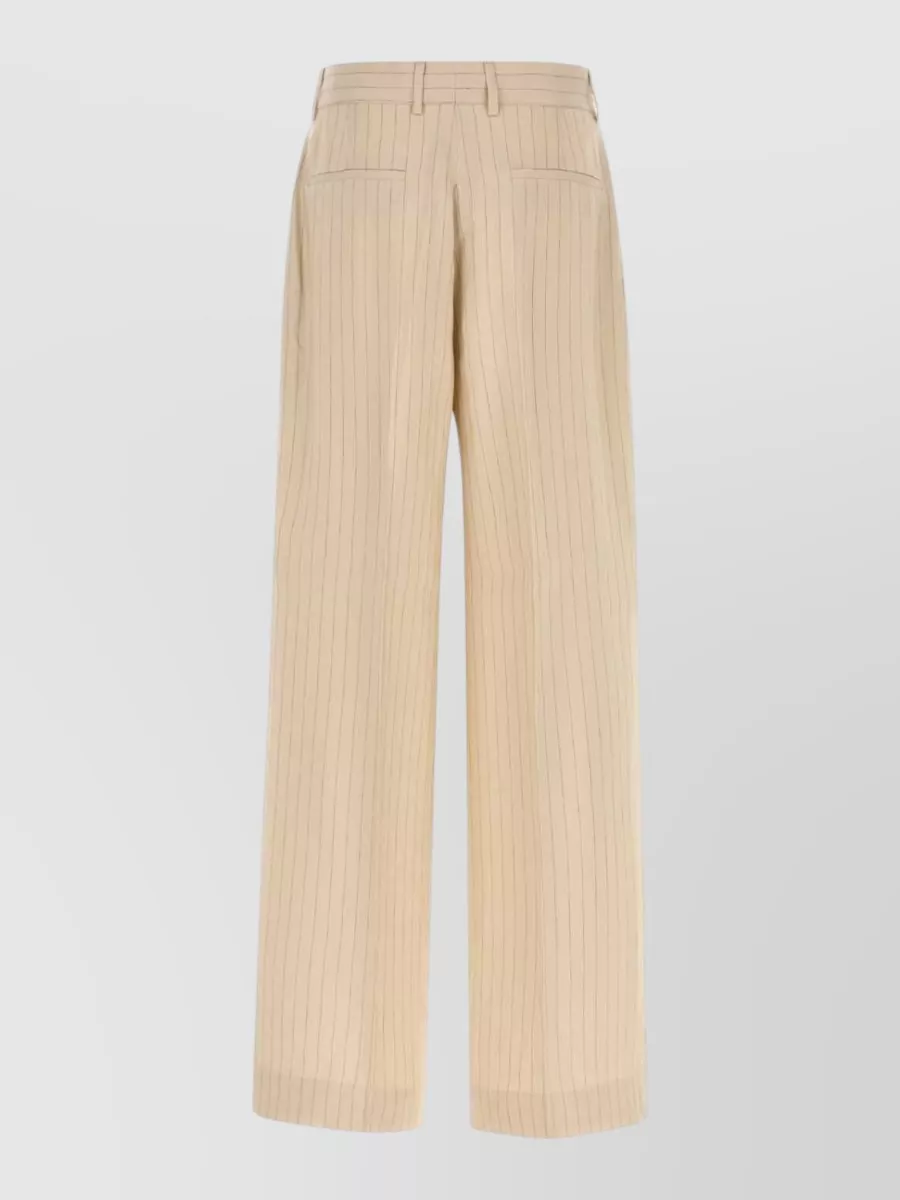 Amiri Embroidered Wide-Leg Trousers